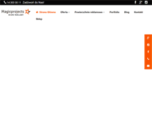 Tablet Screenshot of magicprojects.pl